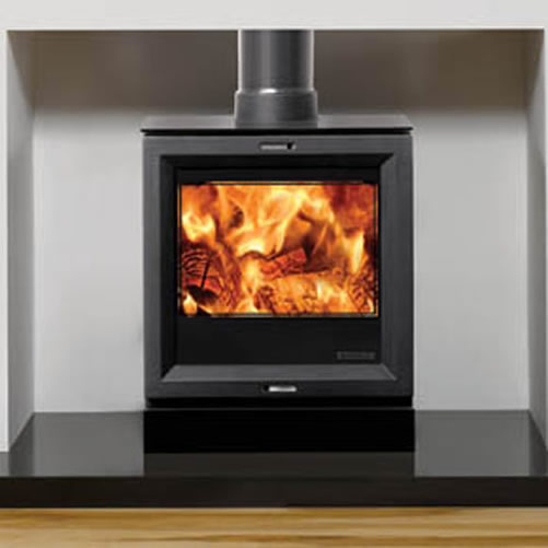 Stovax Wood Stove Large glass window, Wood Burning Cast Iron eBay